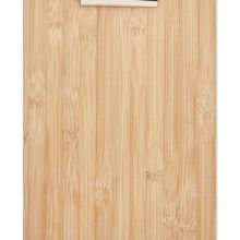 Portapapeles A4 Bambú y Clip Metálico Madera