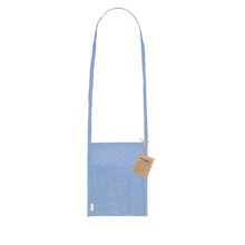 Portatodo de algodón reciclado Azul