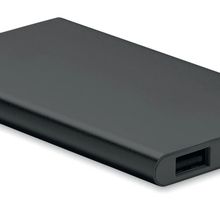 Power Bank Aluminio 4000mAh Negro