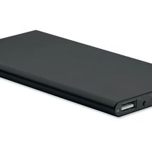 Powerbank 8000 mAh aluminio reciclado Negro