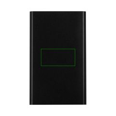 Power Bank 4000 mAh Aluminio Reciclado | Frontal | 40 x 20