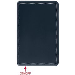 Power bank 10000 mAh de aluminio reciclado | Trasero | 60 x 95