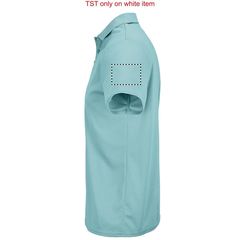 Polo unisex deportivo de poliéster reciclado | Brazo Izquierdo | 100 x 70