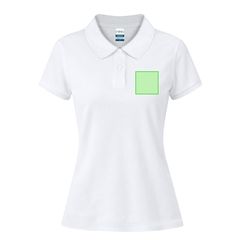Polo Mujer Blanco Algodón | Area 1 | 80 x 80