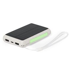 Power Bank Solar 5000mAh Fibra de Trigo | En cara lateral | 50 x 6