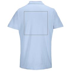 Polo unisex de algodón peinado | Trasero | 270 x 270