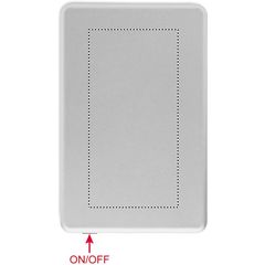 Power bank 10000 mAh de aluminio reciclado | Trasero | 40 x 80