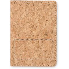 Porta pasaportes de corcho | Frontal | 80 x 40