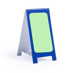 Portanotas con diseño stand de cartón | En la parte trasera | 40 x 70