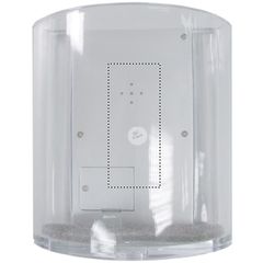 Portalápices con reloj multifunción | Trasero | 25 x 60