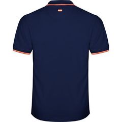 Polo de manga corta Adorno de bandera | TRASERA | 350 x 420