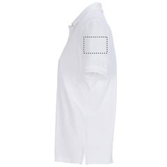 Polo mujer algodón corte cómodo | Brazo Izquierdo | 100 x 70
