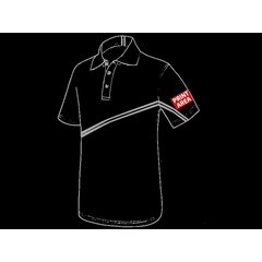 Polo Azul Hombre Detalle España | Manga derecha en color | 80 x 40