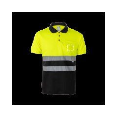 Polo con bandas reflectantes | Bolsillo superior | 60 x 60