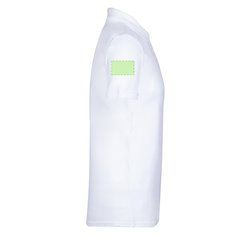 Polo Blanco 100% Algodón Adulto | Area 4 | 80 x 50