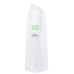 Polo Blanco 100% Algodón con Botones | Area 4 | 80 x 50