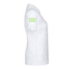 Polo Blanco de Algodón para Mujer | Area 4 | 80 x 50