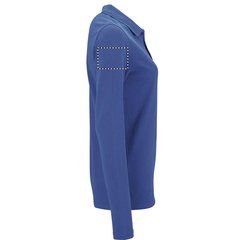 Polo Entallado Manga Larga Mujer | Brazo Derecho | 100 x 70