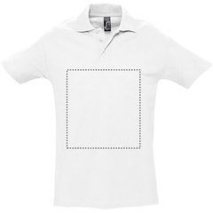 Polo Hombre 210g Algodón | Frontal | 280 x 300