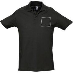 Polo Hombre 210g Algodón | Pecho | 100 x 100