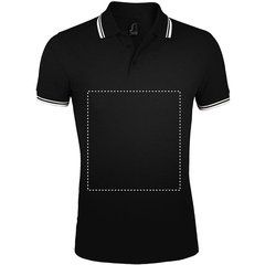 Polo Hombre Cuello Rayado 200g | Frontal | 280 x 300