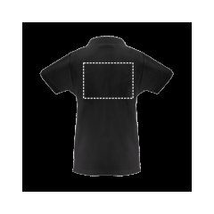 Polo de mujer cuello y mangas de canalé | Espalda | 280 x 200