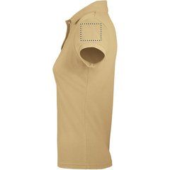 Polo Mujer Manga Corta 200g | Brazo Izquierdo | 85 x 70