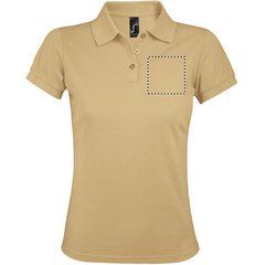 Polo Mujer Manga Corta 200g | Pecho | 100 x 100