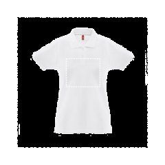 Polo mujer manga corta algodón piqué | Pecho | 240 x 200