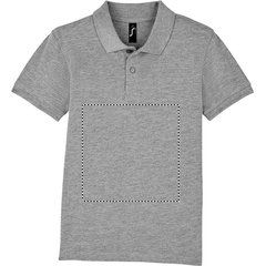 Polo Niño Algodón 180g | Frontal | 200 x 200