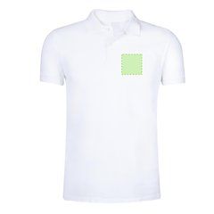 Polo Piqué Blanco S-XXL | Area 1