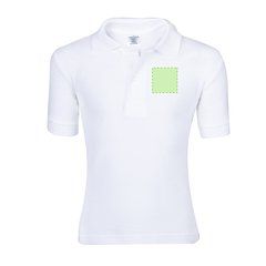 Polo Piqué Niño Blanco Algodón | Area 1 | 80 x 80