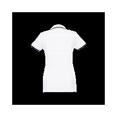 Polo slim fit mujer bicolor | Espalda | 240 x 200
