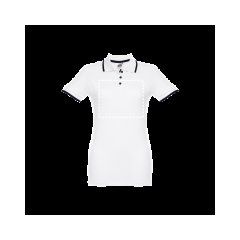 Polo slim fit mujer bicolor | Pecho | 240 x 200