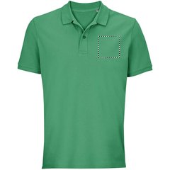 Polo Unisex de Algodón Orgánico | Pecho | 100 x 100