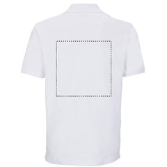 Polo Unisex de Algodón Orgánico | Trasero | 270 x 270