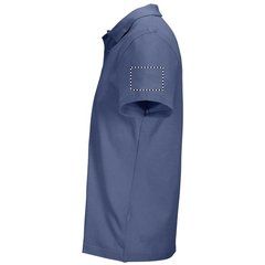 Polo unisex de algodón peinado | Brazo Izquierdo | 100 x 70