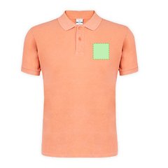 Polo Unisex de Algodón Peinado con Efecto | Area 1 | 80 x 80