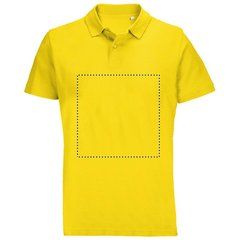 Polo unisex de algodón peinado | Frontal | 270 x 270