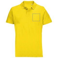 Polo unisex de algodón peinado | Pecho | 100 x 100