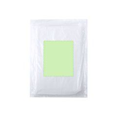 Poncho ecologico para adulto de PLA totalmente compostable Reizon | Cartón de presentación interior | 60 x 50
