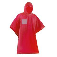 Poncho impermeable con capucha y cierre lateral | ZONA2 | 80 x 80