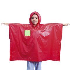 Poncho infantil en PVC con bolsa | En el pecho derecha tipo bolsillo | 80 x 80