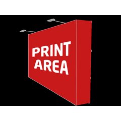 Pop Up 380x229 solo Estructura, Velcro y 2 Focos | Textil (con lateral) | 4420 x 2290