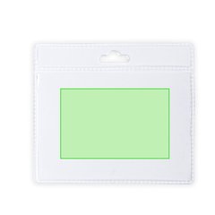 Porta-acreditaciones personalizado 10 x 9cm | En la cara principal | 70 x 45