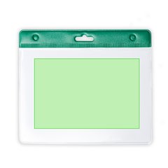 Porta credenciales personalizado 11 x 9,5cm en varios colores | Cara principal | 90 x 60