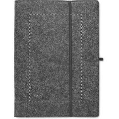 Porta documentos A4 Fieltro con bloc | Frontal | 130 x 215