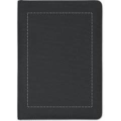 Porta documentos A5 RPET con Bloc | Frontal | 130 x 190