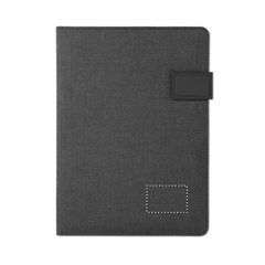 Portadocumentos A4 con powerbank de 4000 mAh y soporte tablets | LOWER FRONT | 60 x 40