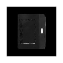 Portafolios con bloc de 20 hojas | Delantera | 150 x 250